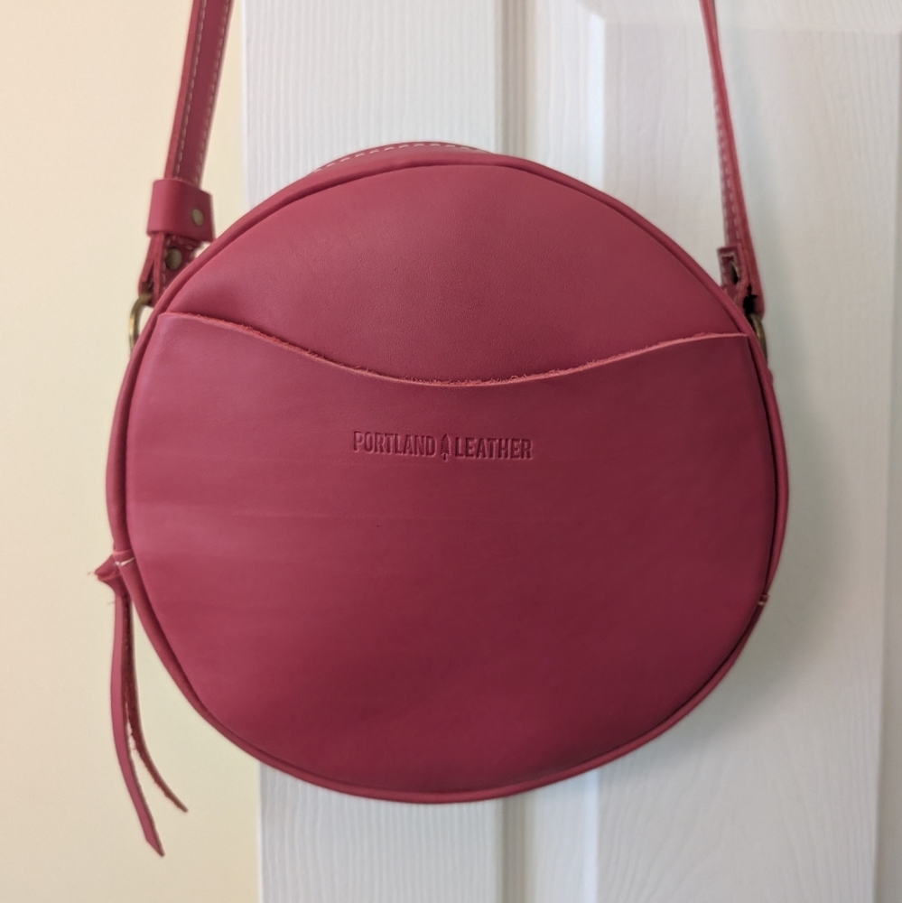Portland Leather Goods Tulip Large Circle Crossbody Bag PLG